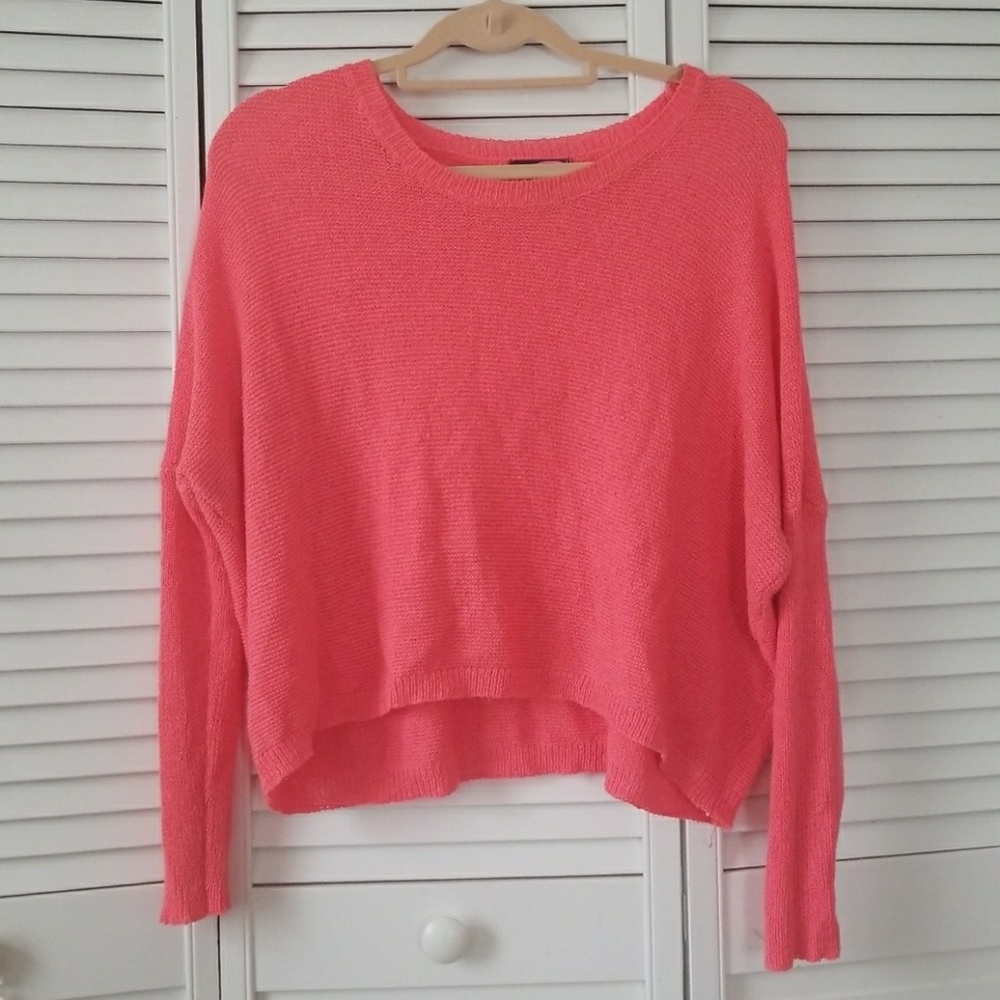 Oversized Coral Sweater